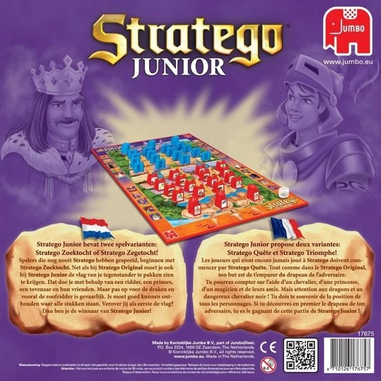 Hasbro Spellenbundel - 2 Stuks - Stratego Junior & Monopoly Valsspelereditie 3 Hasbro Spellenbundel - 2 Stuks - Stratego Junior & Monopoly Valsspelereditie - Afbeelding 3