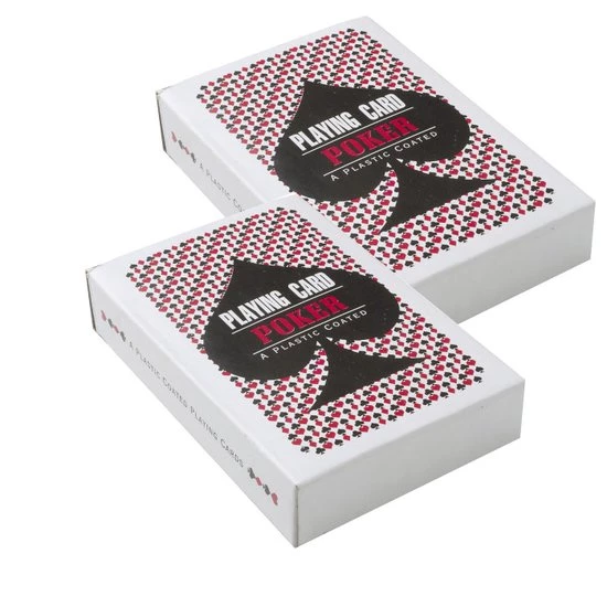 Merkloos Speelkaarten - 2 Luxe Doosjes - 56 Geplastificeerde Kaarten - Voor Links En Rechtshandigen - Gratis Verzonden 2 Merkloos Speelkaarten - 2 Luxe Doosjes - 56 Geplastificeerde Kaarten - Voor Links En Rechtshandigen - Gratis Verzonden - Afbeelding 2