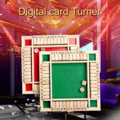 Deluxe HB Sluit De Doos - Zinaps Deluxe 4-Player Sluit De Doos Houten Tafel Game Classic Dice Game Board Toy, Brown- (WK 02127) -kinderspellen Winkel 550x550 67