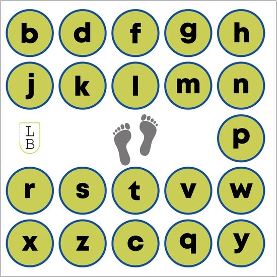 Bijles Juf Laura LETTERMAT - 150 X 85 Centimeter - Letters Leren - Leren Lezen - Groep 3 - Bewegend Leren - Spelend Leren - Voor Binnen En Buiten - Onderwijs 2 Bijles Juf Laura LETTERMAT - 150 X 85 Centimeter - Letters Leren - Leren Lezen - Groep 3 - Bewegend Leren - Spelend Leren - Voor Binnen En Buiten - Onderwijs - Afbeelding 2