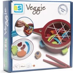 BS Veggie - Hout - Groentespel - Educatief Spel - 31-delig - 1 Tot 4 Spelers