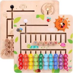 ZaciaToys Houten Rekenspel - Montessori Speelgoed - Educatief Speelgoed - Houten Speelgoed