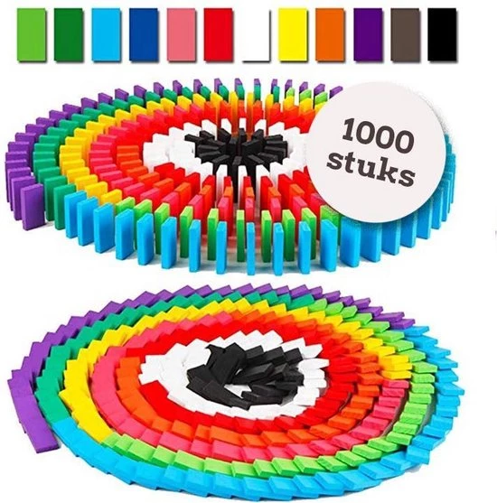 Isa's Friends Domino Stenen Set Hout 1000pcs - XXL Dominoset Incl. 32 Elementen En Accessoires 1 Isa's Friends Domino Stenen Set Hout 1000pcs - XXL Dominoset Incl. 32 Elementen En Accessoires