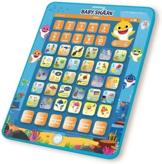 Lexibook Baby Haai Tweetalig Educatief Tablet (Frans/Engels) 4 Lexibook Baby Haai Tweetalig Educatief Tablet (Frans/Engels) - Afbeelding 4