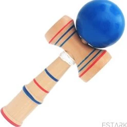 ESTARK Kendama - Jumbo Kendama - Natural Beech Wood - Blauwe Houten LUXE Kendama 17 X 7 Cm - Kendama 22 ESTARK Kendama - Jumbo Kendama - Natural Beech Wood - Blauwe Houten LUXE Kendama 17 X 7 Cm - Kendama -kinderspellen Winkel 550x560 4