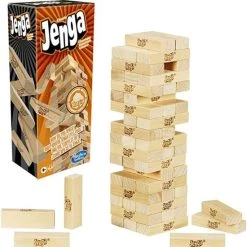 Hasbro Gaming Jenga Classic - Actiespel 21 Hasbro Gaming Jenga Classic - Actiespel -kinderspellen Winkel 550x560 5