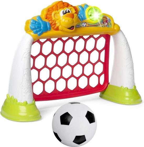Chicco Voetbaldoel Junior 46 X 54 Cm Rood/wit 2-delig 1 Chicco Voetbaldoel Junior 46 X 54 Cm Rood/wit 2-delig