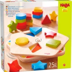 Haba Vormenpuzzel Junior Hout 25 Stukjes -kinderspellen Winkel 550x562 6