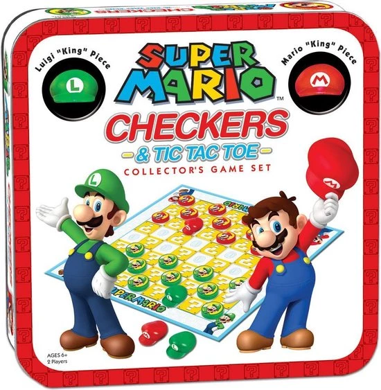 Nintendo Super Mario Checkers Collectors Game Set 1 Nintendo Super Mario Checkers Collectors Game Set
