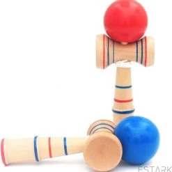 ESTARK Kendama - Jumbo Kendama - Natural Beech Wood - Blauwe Houten LUXE Kendama 17 X 7 Cm - Kendama 17 ESTARK Kendama - Jumbo Kendama - Natural Beech Wood - Blauwe Houten LUXE Kendama 17 X 7 Cm - Kendama -kinderspellen Winkel 550x565 3