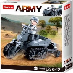 kinderspellen Winkel 26 Sluban Army - Motor Met Tracks