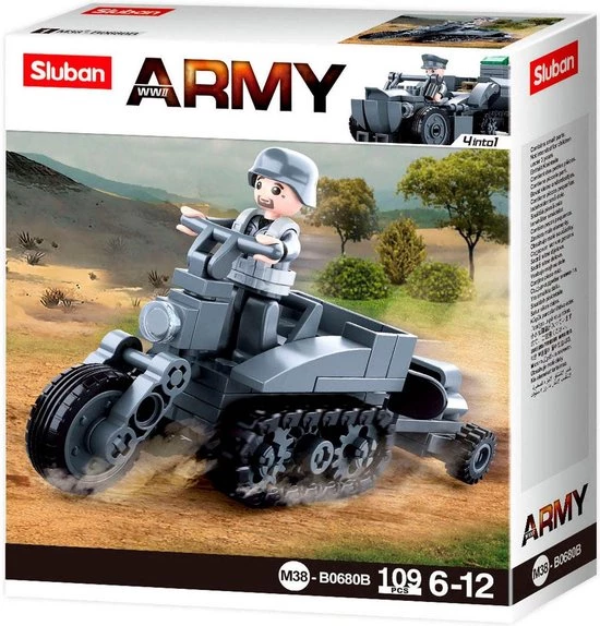 Sluban Army - Motor Met Tracks 1 Sluban Army - Motor Met Tracks