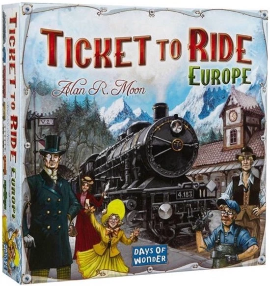 Hasbro Spellenbundel - 2 Stuks - Ticket To Ride Europe (basisspel) & Risk Junior 2 Hasbro Spellenbundel - 2 Stuks - Ticket To Ride Europe (basisspel) & Risk Junior - Afbeelding 2