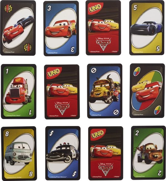 Mattel Games UNO Cars 3 - Kaartspel - Engels - Duits - Frans - Spaans - Portugees 3 Mattel Games UNO Cars 3 - Kaartspel - Engels - Duits - Frans - Spaans - Portugees - Afbeelding 3