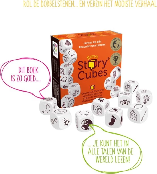 Zygomatic Board Game Studio Rory's Story Cubes Classic - Dobbelspel 3 Zygomatic Board Game Studio Rory's Story Cubes Classic - Dobbelspel - Afbeelding 3