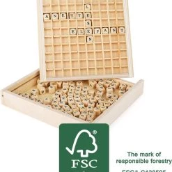 Small Foot Company - Woorden Vormen - 145 Houten Letters Van FSC 100% - Hout -kinderspellen Winkel 550x608 4