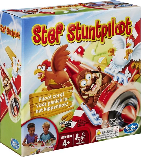 Hasbro Stef Stuntpiloot - Bordspel 10 Hasbro Stef Stuntpiloot - Bordspel - Afbeelding 10