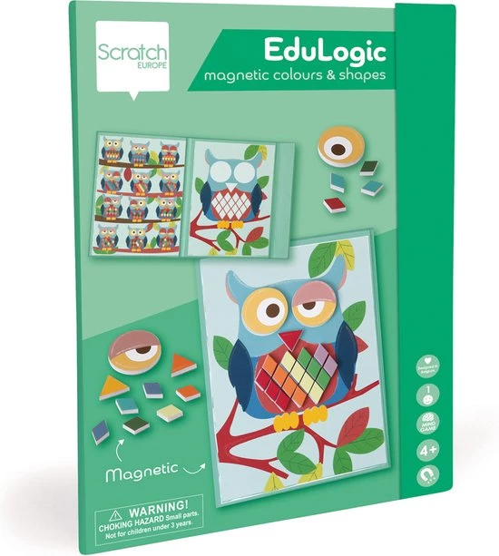 Scratch Europe Scratch EduLogic Book: Colours&Shapes/UIL 18,2x25,6x1,3cm (gesloten), 51,5x25,6x1cm (open), Magnetisch, 4+ 1 Scratch Europe Scratch EduLogic Book: Colours&Shapes/UIL 18,2x25,6x1,3cm (gesloten), 51,5x25,6x1cm (open), Magnetisch, 4+