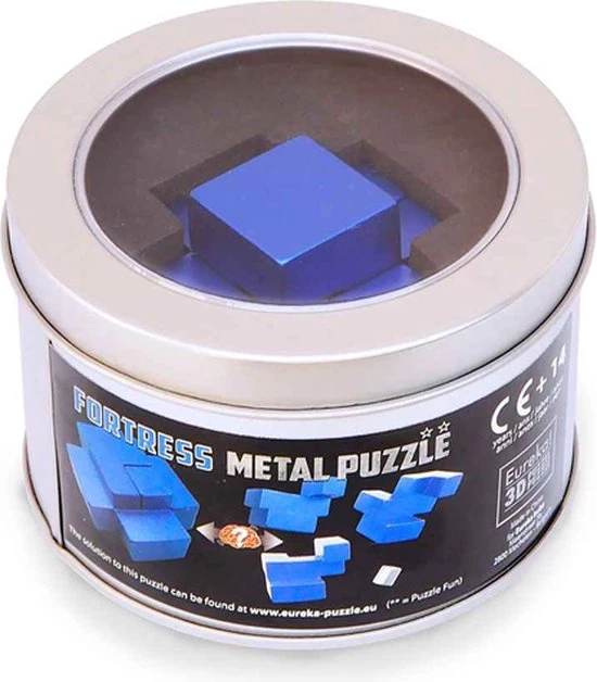 Eureka 3d Puzzle Breinbreker Puzzel In Blik Blauw 7 Eureka 3d Puzzle Breinbreker Puzzel In Blik Blauw - Afbeelding 7