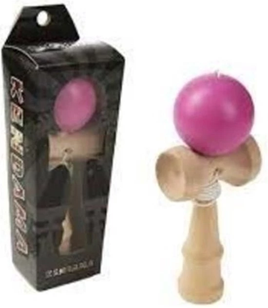 Merkloos Kendama Behendigheidsspel Hout 15x5x4cm Roze 1 Merkloos Kendama Behendigheidsspel Hout 15x5x4cm Roze
