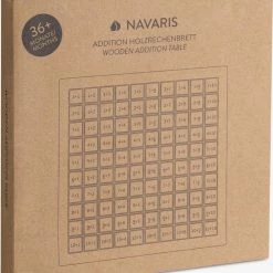Navaris Houten Rekenbord - Bord Om Sommen Te Oefenen - Oefenbord Met De Sommen Van 1 T/m 10 - Met 100 Gekleurde Blokken Van Hout - Rekenspel -kinderspellen Winkel 550x634 5
