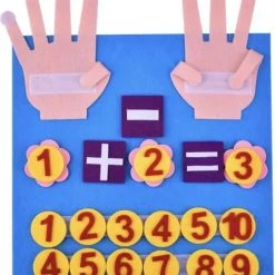 Montessori Speelgoed Montessori Leer Rekenen - Beginnen Met Rekenen / Cijfers - Leren Tellen - Montessori / Vrij Onderwijs / Zintuig Speelgoed - Ontwikkeling Kinderen / Peuters / Kleuters - Wiskunde - Tellen / Intelligentie Voor Kids