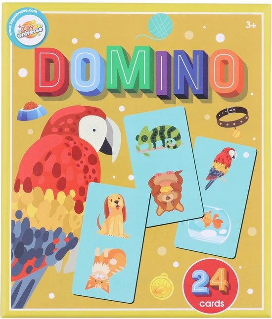 Universe Domino Spelletjes Met Dieren - Kaartspel – 24 Kaarten - Kinderspellen - Domino Spelletjes - Kaartspel – 24 Kaarten - Kinderspellen 1 Universe Domino Spelletjes Met Dieren - Kaartspel – 24 Kaarten - Kinderspellen - Domino Spelletjes - Kaartspel – 24 Kaarten - Kinderspellen