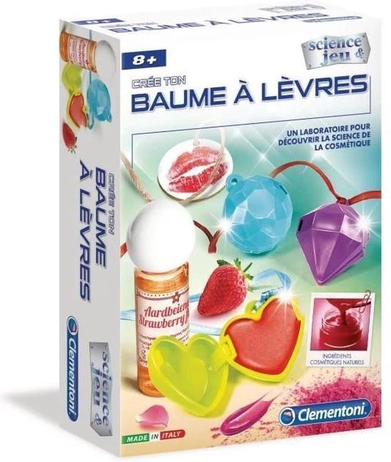 CLEMENTONI Science & Jeu - Lippenbalsems - Wetenschappelijk Spel 1 CLEMENTONI Science & Jeu - Lippenbalsems - Wetenschappelijk Spel