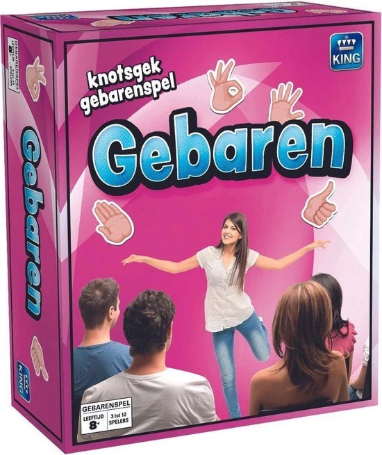 Gebaren - King Pocketspel - Behendigheidspel Met Uitbeelden 1 Gebaren - King Pocketspel - Behendigheidspel Met Uitbeelden