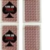 ESTARK Luxe Speelkaarten - 4 Sets - Plastic Coating - Poker Kaarten - Kaartspel - Spelkaarten - Spel Kaart - 4 X 56 - Gezelschapsspel - Spelen - Playing Cards - Cijfer In Alle 4 De Hoeken - 4 STUKS