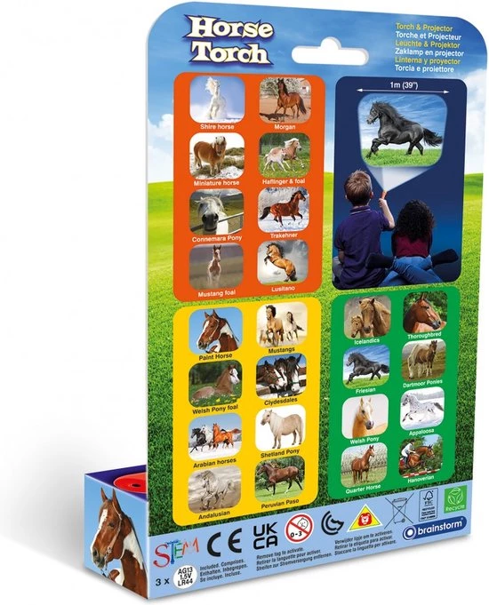 Brainstorm Toys Zaklampprojector Horse - Paarden 6 Brainstorm Toys Zaklampprojector Horse - Paarden - Afbeelding 6
