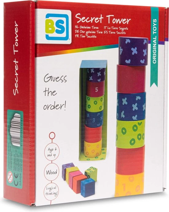 BS Geheime Toren - Tafelspel - Strategiespel - Educatief - Vanaf 6 Jaar - Hout 1 BS Geheime Toren - Tafelspel - Strategiespel - Educatief - Vanaf 6 Jaar - Hout