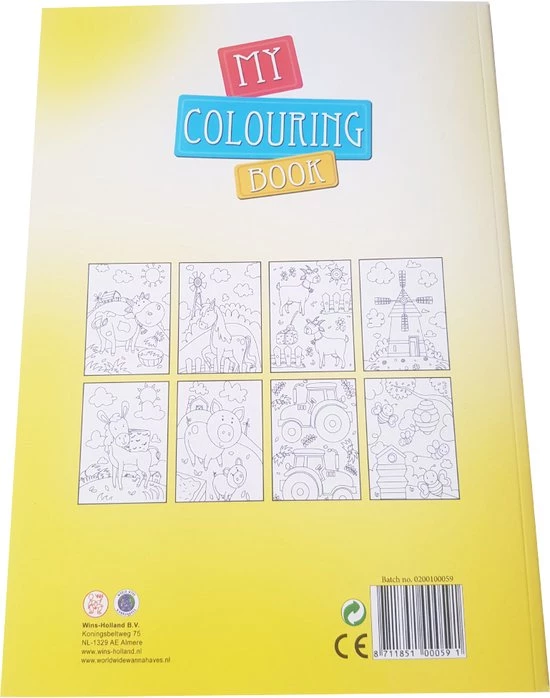 Divers Kleurboek Dieren - 'My Colouring Book' 2 Divers Kleurboek Dieren - 'My Colouring Book' - Afbeelding 2