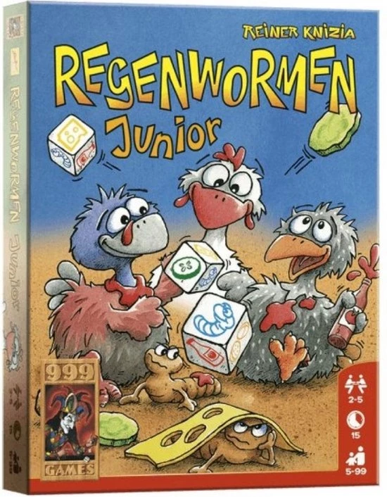 999 Games Spellenbundel - 2 Stuks - Regenwormen Junior & 30 Seconds Junior 2 999 Games Spellenbundel - 2 Stuks - Regenwormen Junior & 30 Seconds Junior - Afbeelding 2