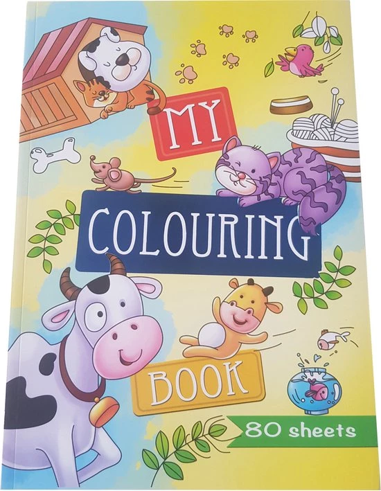 Divers Kleurboek Dieren - 'My Colouring Book' 1 Divers Kleurboek Dieren - 'My Colouring Book'