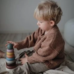 Mushie Stacking Tower Rustic- Stapelring Toren Retro - Speelgoed - Stapeltoren - Stapelringen -kinderspellen Winkel 550x713 8