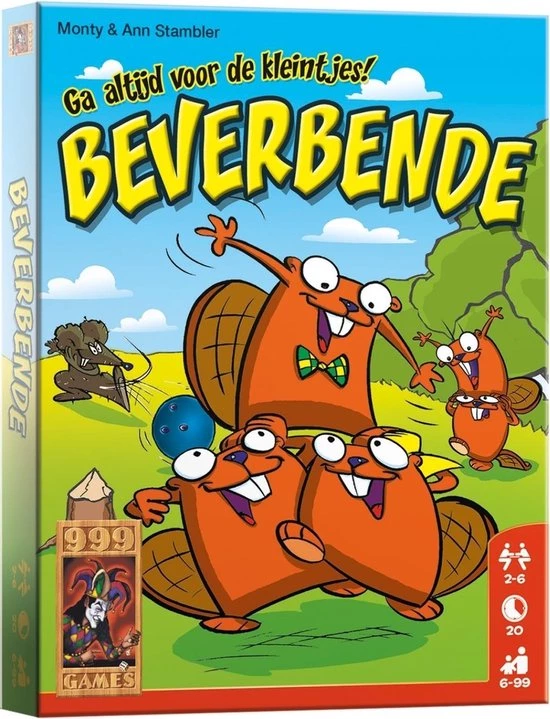 Merkloos Spellenbundel - Dobbelspel - 2 Stuks - Keer Op Keer 2 & Beverbende & Stef Stuntpiloot 4 Merkloos Spellenbundel - Dobbelspel - 2 Stuks - Keer Op Keer 2 & Beverbende & Stef Stuntpiloot - Afbeelding 4