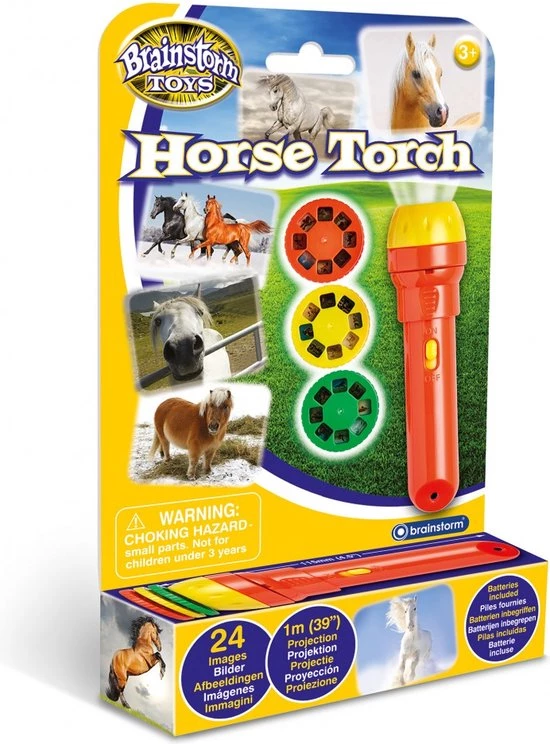 Brainstorm Toys Zaklampprojector Horse - Paarden 1 Brainstorm Toys Zaklampprojector Horse - Paarden