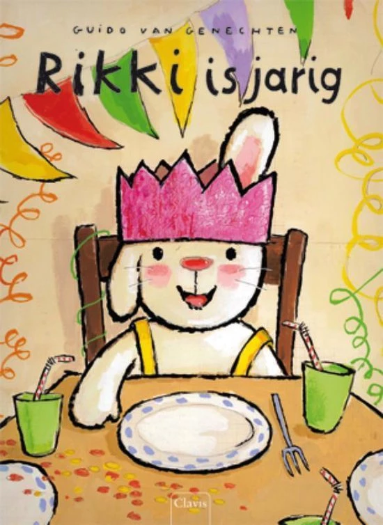 Guido Van Genechten Clavis Rikki Is Jarig. 4+ 1 Guido Van Genechten Clavis Rikki Is Jarig. 4+