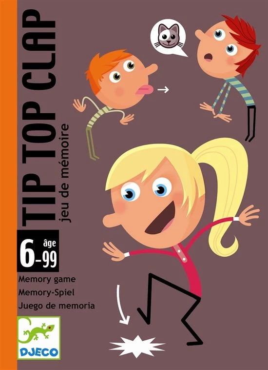 Djeco - Djeco Kaartspel Tip Top Clap 2 Djeco - Djeco Kaartspel Tip Top Clap - Afbeelding 2