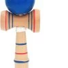 ESTARK Kendama - Jumbo Kendama - Natural Beech Wood - Blauwe Houten LUXE Kendama 17 X 7 Cm - Kendama