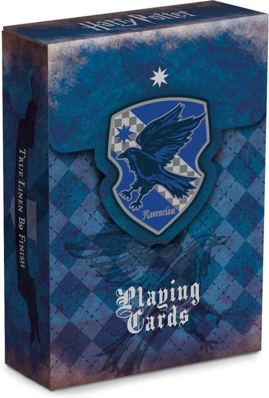 Cartamundi Speelkaarten Harry Potter Ravenklauw Blauw/zilver 1 Cartamundi Speelkaarten Harry Potter Ravenklauw Blauw/zilver