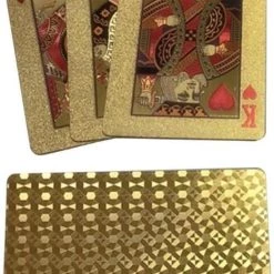 Merkloos Waterdichte Speelkaarten Goud - Kaarten - Waterbestendig - Poker - Blackjack - Patience - Spelletjes - Kaarten Truukjes - Outdoor - Kaarten Set - Plastic Goudfolie 13 Merkloos Waterdichte Speelkaarten Goud - Kaarten - Waterbestendig - Poker - Blackjack - Patience - Spelletjes - Kaarten Truukjes - Outdoor - Kaarten Set - Plastic Goudfolie -kinderspellen Winkel 550x814 2