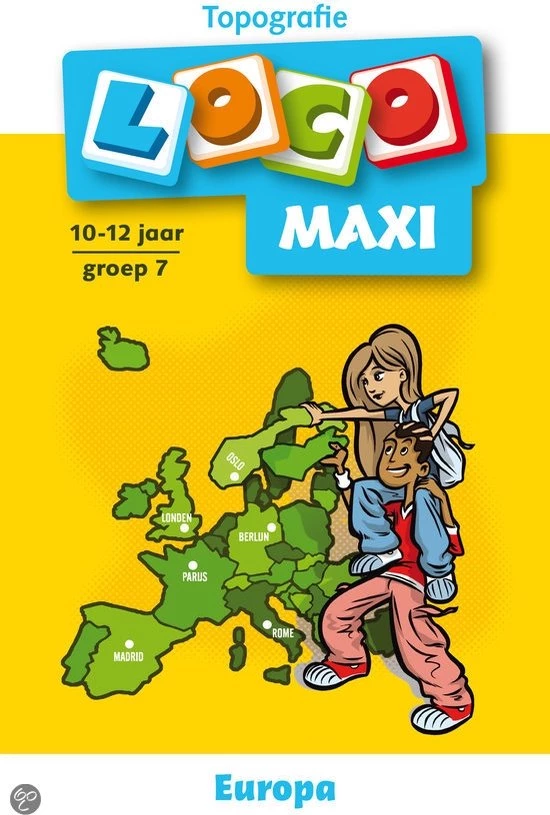 Schrijver Loco Maxi - Boekje - Topografie Europa - 11/12 Jaar - Groep 7 4 Schrijver Loco Maxi - Boekje - Topografie Europa - 11/12 Jaar - Groep 7 - Afbeelding 4