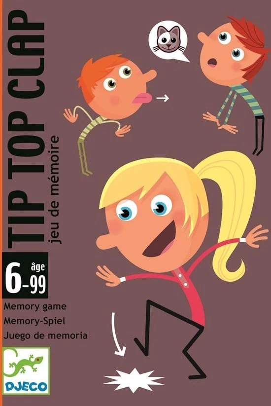 Djeco - Djeco Kaartspel Tip Top Clap 1 Djeco - Djeco Kaartspel Tip Top Clap