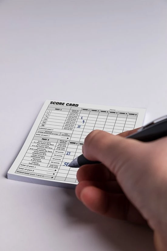 Clown Games Clown Scoreblok 50 Vel Blk 5 Clown Games Clown Scoreblok 50 Vel Blk - Afbeelding 5