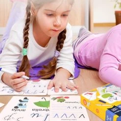 MiDeer Ik Leer Schrijven Woorden & Rekenen (2 Separate Sets) - Engelse Woorden Leren - Herbruikbare Pennen En Kaarten - 2 Verschillende Sets Pennen En Kaarten - Flash Card Voor Vroeg Onderwijs: Ik Leer Engelse Woordjes & Ik Leer Rekenen -kinderspellen Winkel 550x825 2