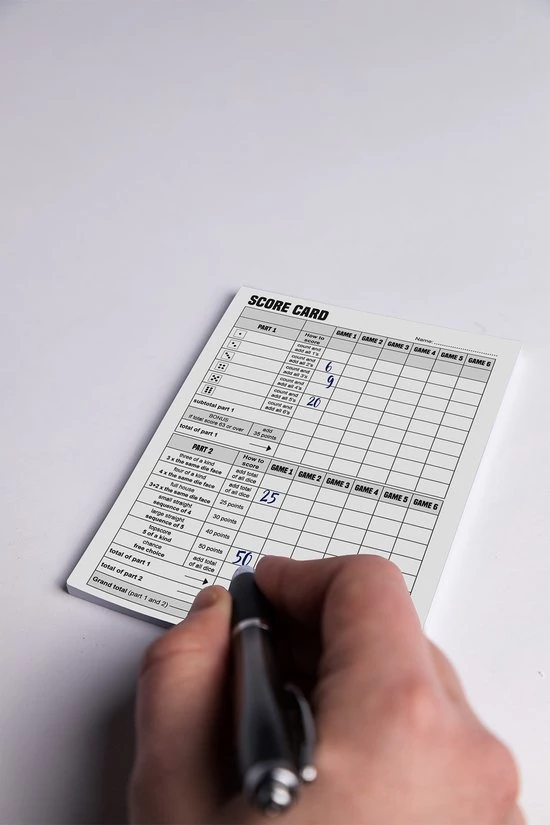 Clown Games Clown Scoreblok 50 Vel Blk 2 Clown Games Clown Scoreblok 50 Vel Blk - Afbeelding 2