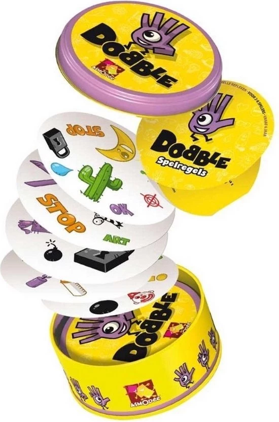 Hasbro Spellenbundel - 3 Stuks - Dobble Classic & Monopoly Efteling & Stef Stuntpiloot 3 Hasbro Spellenbundel - 3 Stuks - Dobble Classic & Monopoly Efteling & Stef Stuntpiloot - Afbeelding 3